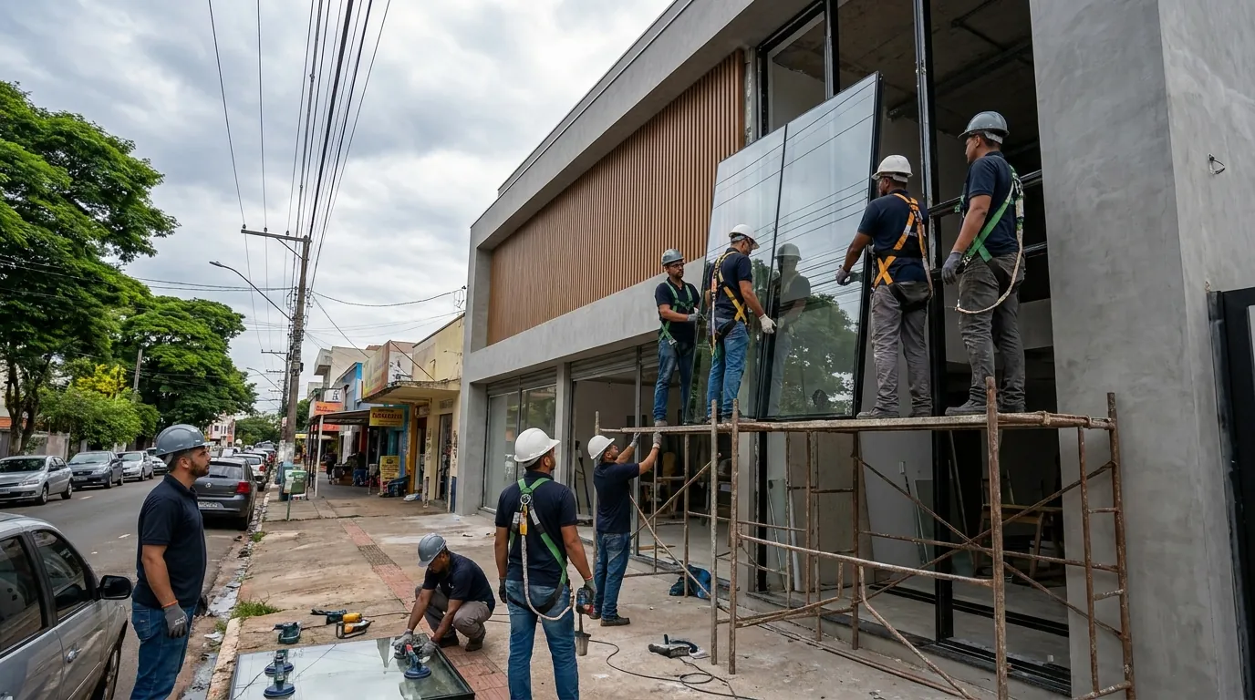 Fachada de Vidro em Juiz de Fora‑MG