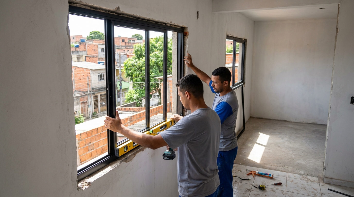 Produção de Portas e Janelas no Progresso, Juiz de Fora‑MG
