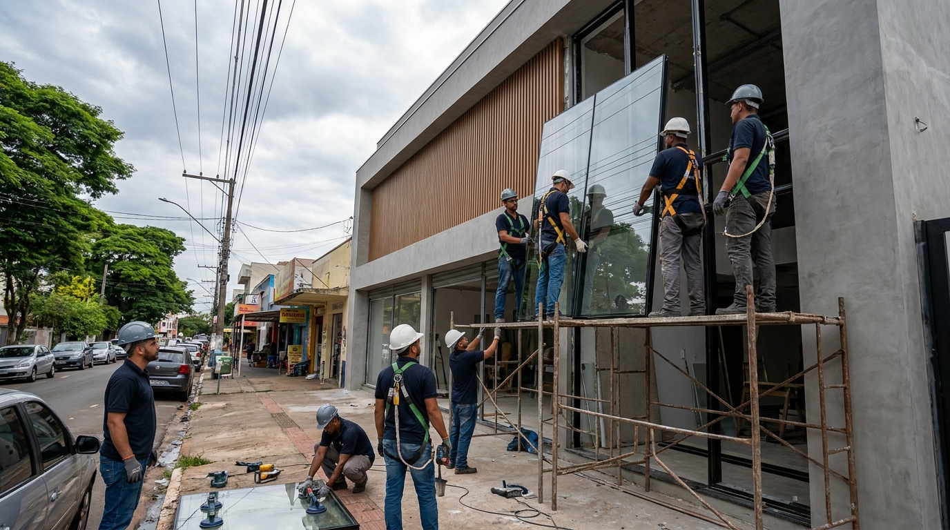 Fachada de Vidro em Juiz de Fora‑MG