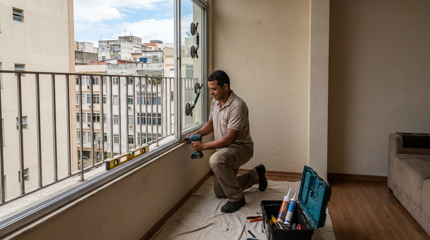 Janelas de Vidro na Marilândia, Juiz de Fora‑MG